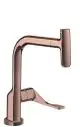AXOR-HG-AXOR-Citterio-Einhebel-Kuechenmischer-Select-230-mit-Ausziehauslauf-Polished-Red-Gold-39861300 gallery number 1
